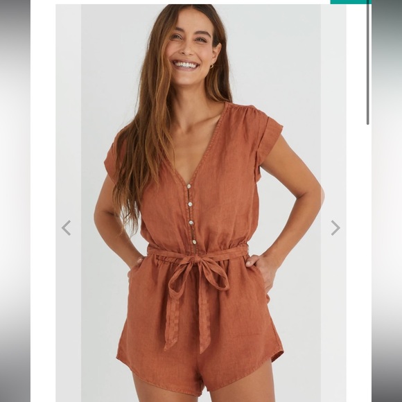 Anthropologie Romper - linen - Picture 5 of 7
